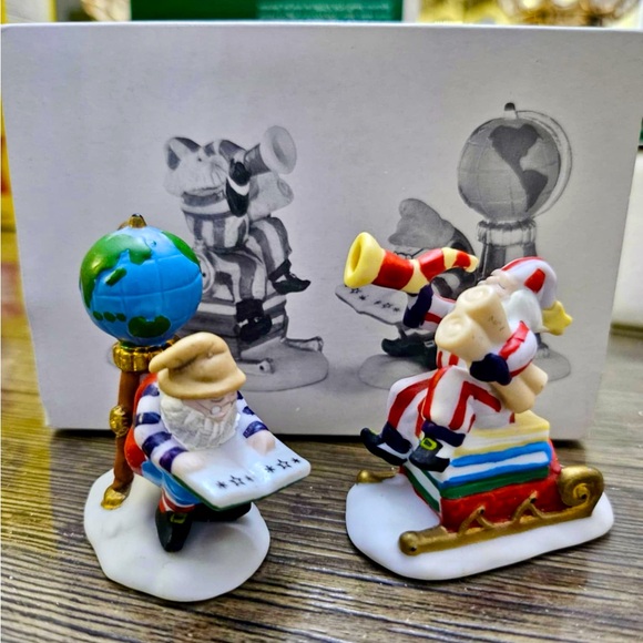 SOLD - Department 56 Charting Santa's Course - Picture 1 of 7